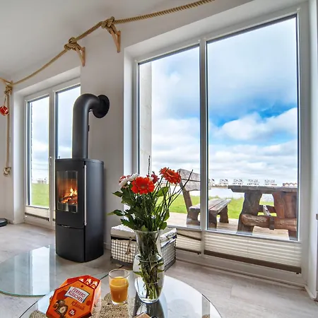 Boje By Seeblick Ferien Oro, Erste Wasserreihe, Kamin, 7pers *