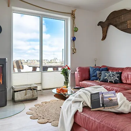 Boje By Seeblick Ferien Oro, Erste Wasserreihe, Kamin, 7pers Holiday home *