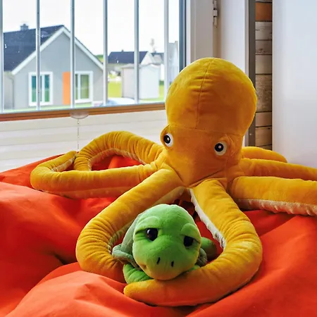 Boje By Seeblick Ferien Oro, Erste Wasserreihe, Kamin, 7pers בית נופש